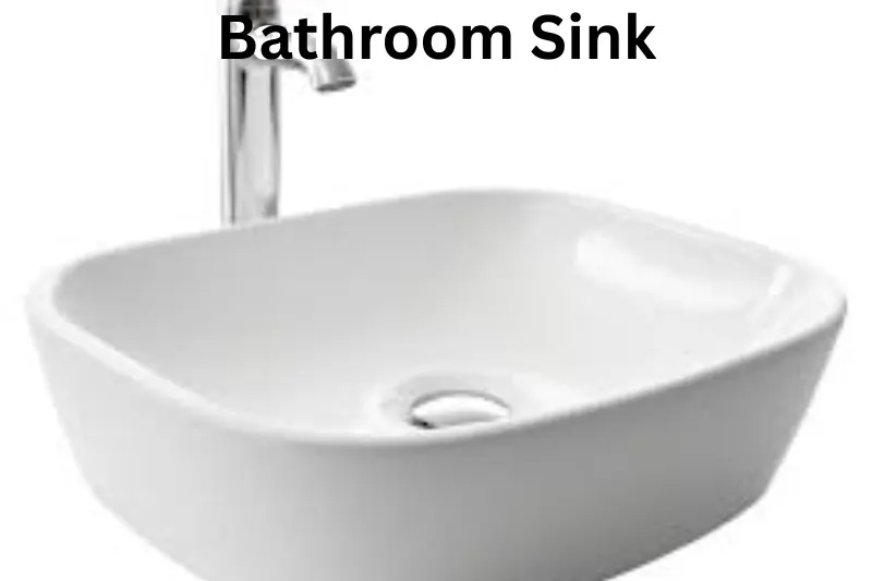 Bathroom sink .