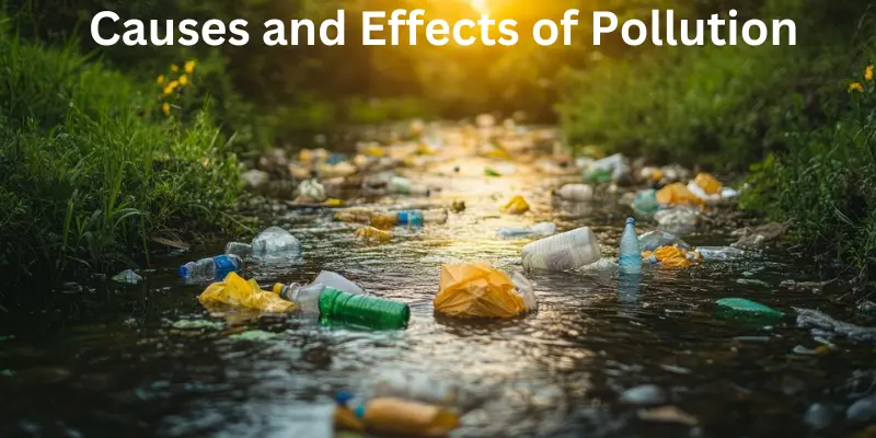 Causes and effects of pollution risk to human societies