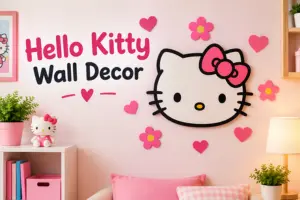 Hello Kitty Wall Decor: 25 Cute Ideas for Every Room