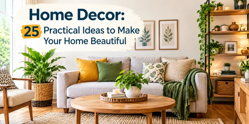 Beautiful home interior with practical decor ideas