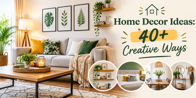 40+ creative home decor ideas for stylish and comfortable rooms