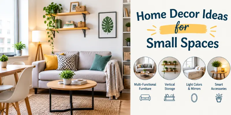 Space-saving home decor ideas for a small living area