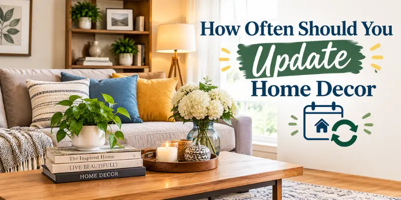 Refreshing home decor with updated furniture and decorative accessories