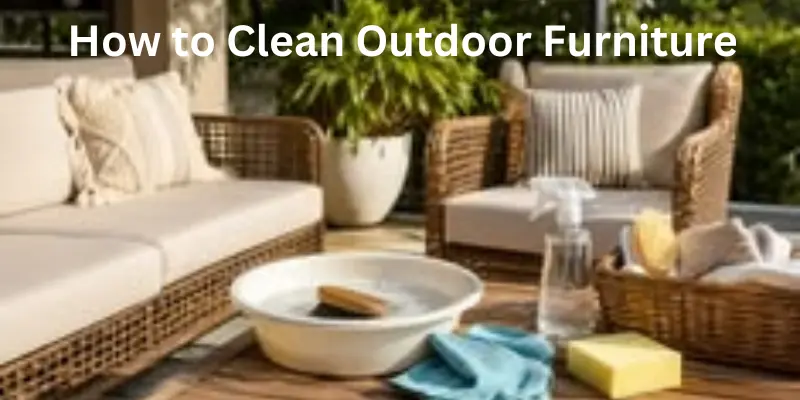 How to clean outdoor furniture right way