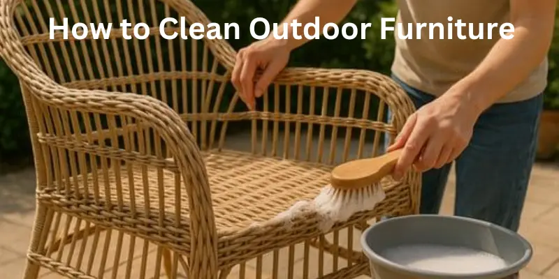 How to clean outdoor furniture