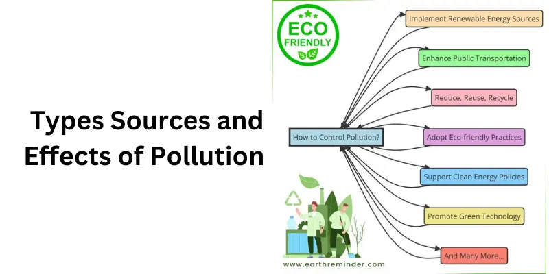 Types sources and effects of pollution causes and effects