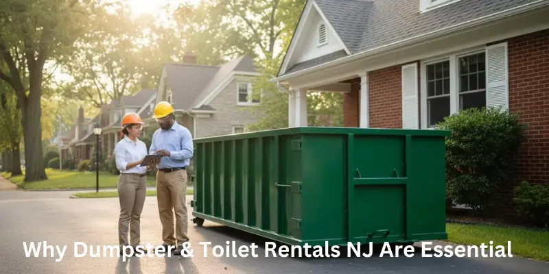Why dumpster & toilet rentals NJ are essential